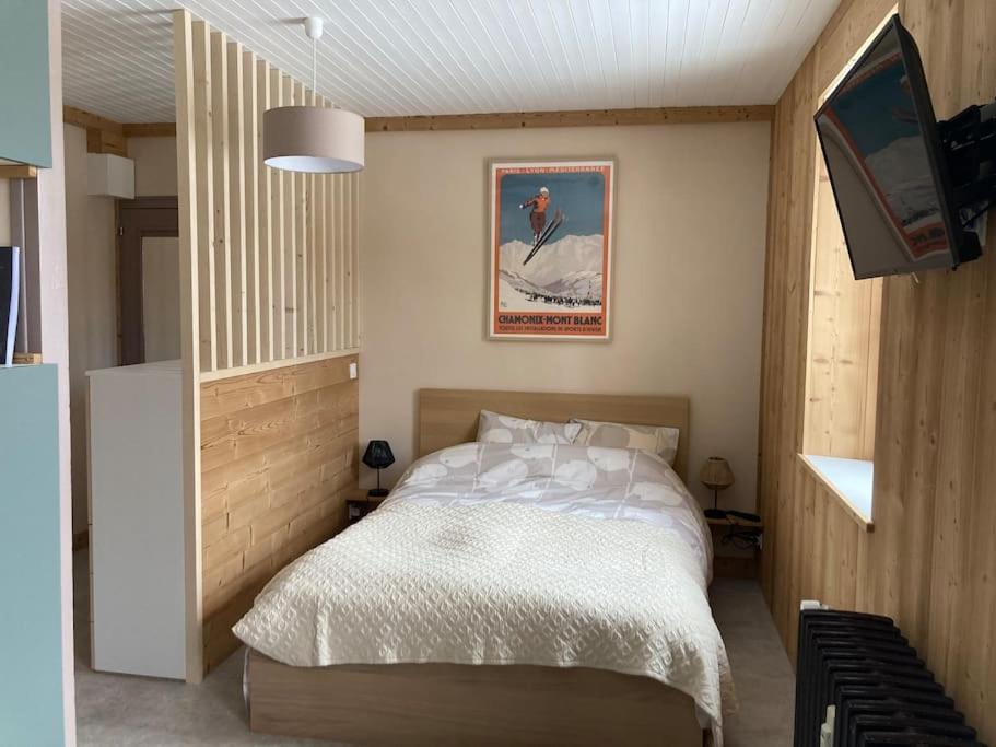 Studio Chaleureux Au Depart Des Sentiers Et Pistes De Ski Lajoux エクステリア 写真